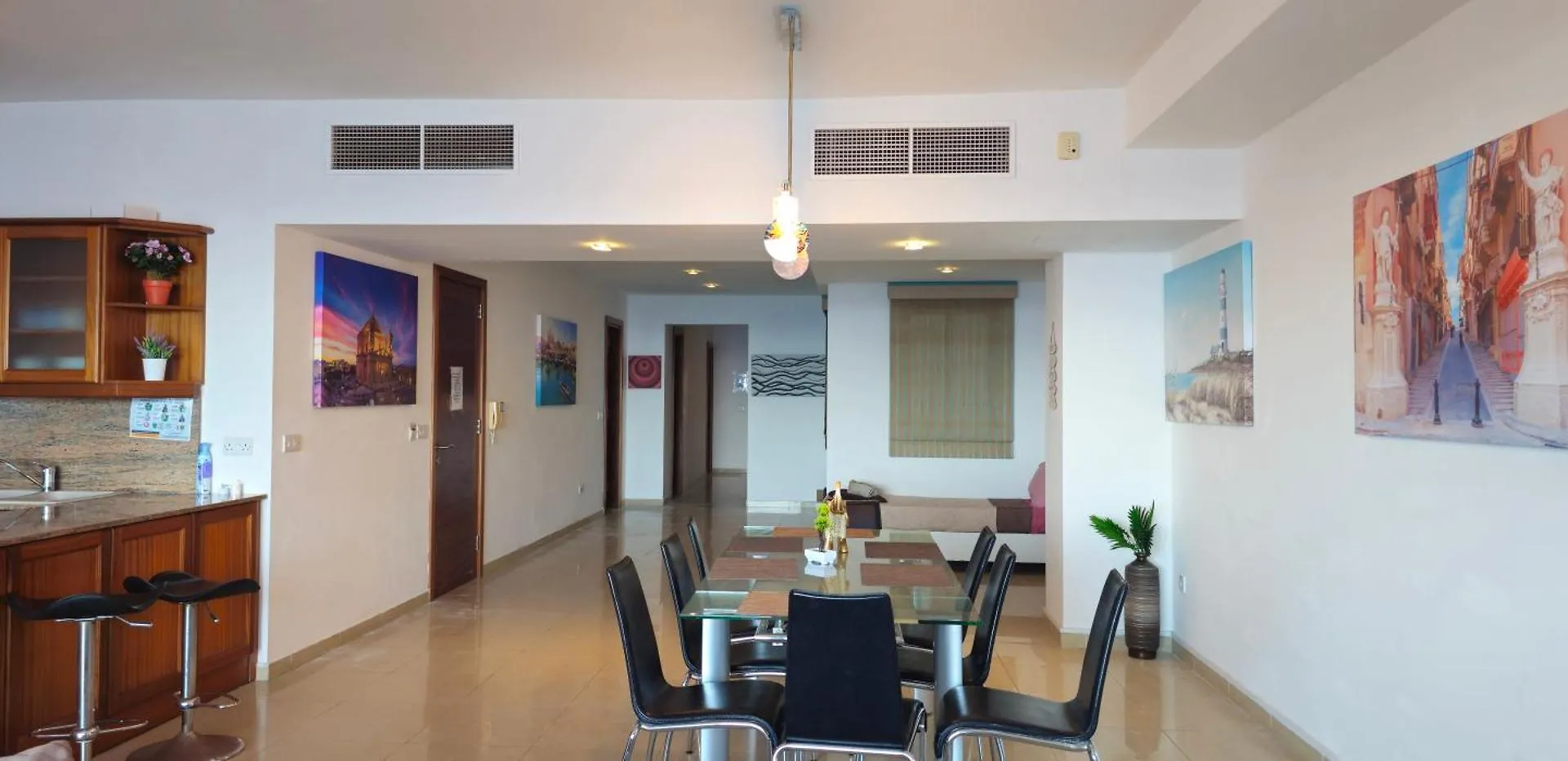 Seaview 3 Bedrooms In Balluta Beach Sliema Apartment